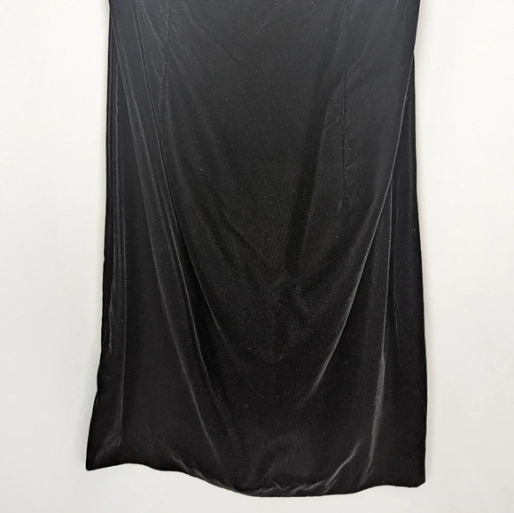 Vintage 90s JESSICA McCLINTOCK sz. 9/10 Gunne Sax Velvet Party Mini DRESS Beaded - Picture 8 of 12